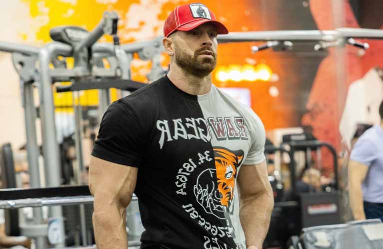 Bradley Martyn at gym