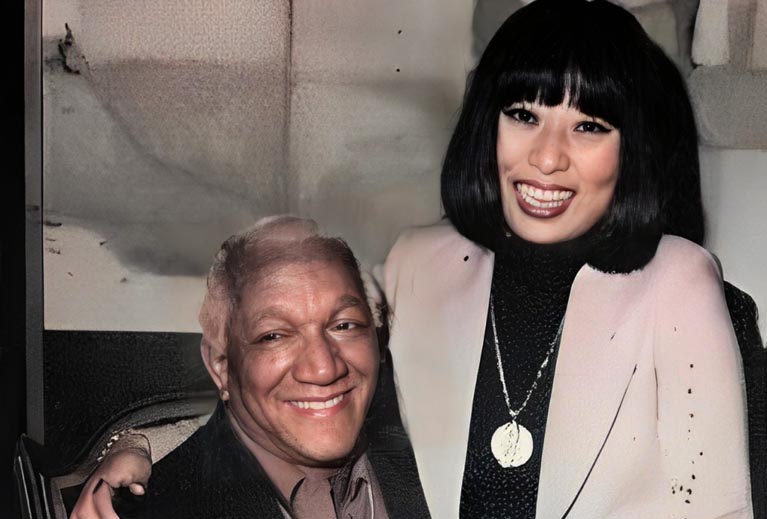 Ka Ho Cho with her husband